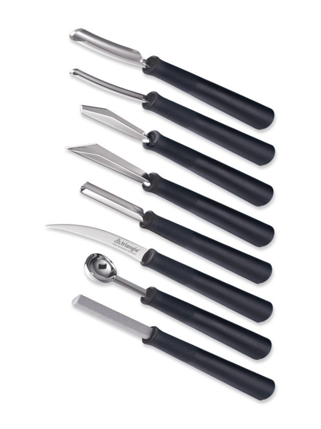 Triangle Carving Set 8 pieces