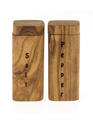 Cretan Knives Skalidakis Olive Wood Salt and Pepper Set