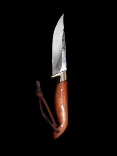 Brute de Forge hunting knife made of rose tree wood, 5mm