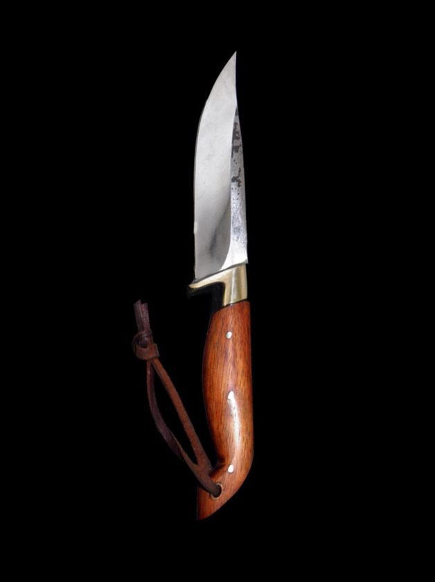 Brute de Forge hunting knife made of rose tree wood, 5mm