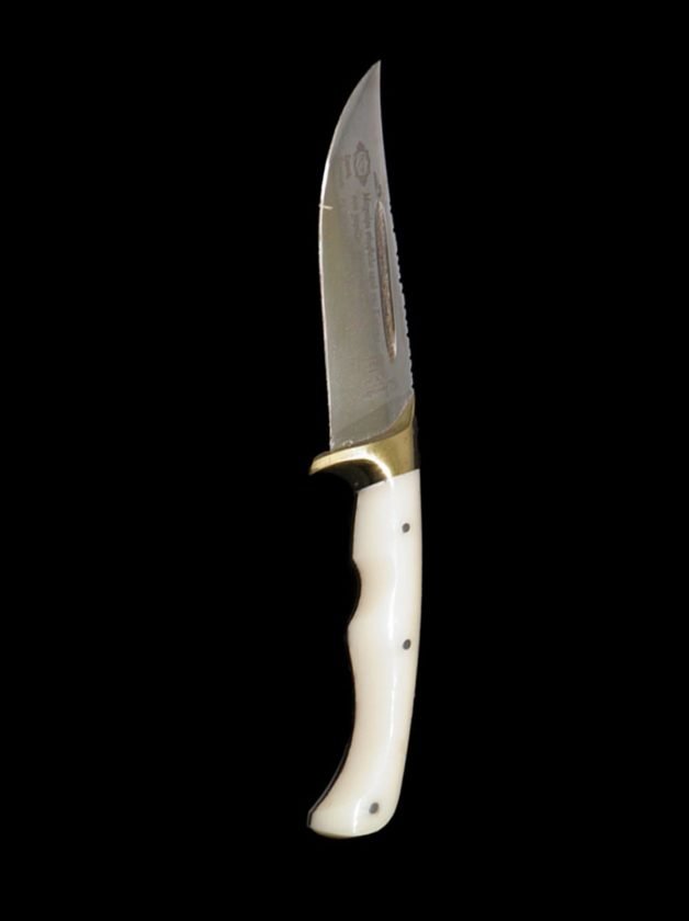 Traditional Cretan hunting knife with Plexi Glass handle