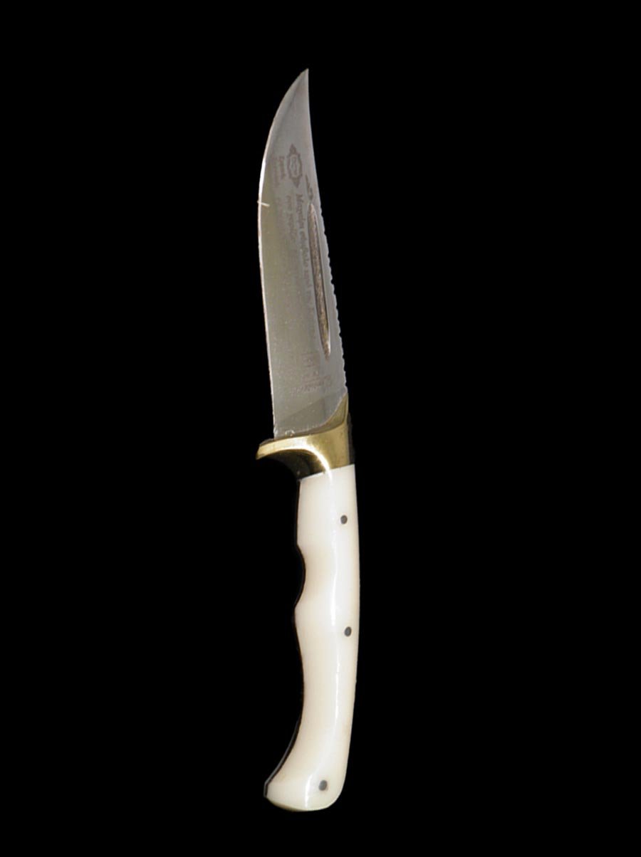 No 1 Cretan Hunting  Knife Handle made of Horn 21 cm