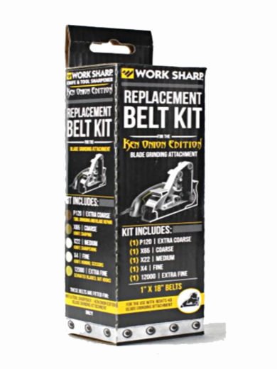 Work Sharp Ken Onion Replacement Belt Kit For Blade Grinding Attachment