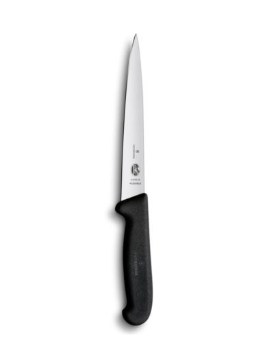 Victorinox Fibrox Filleting Knife Flexible Blade Straight Edge Various Sizes