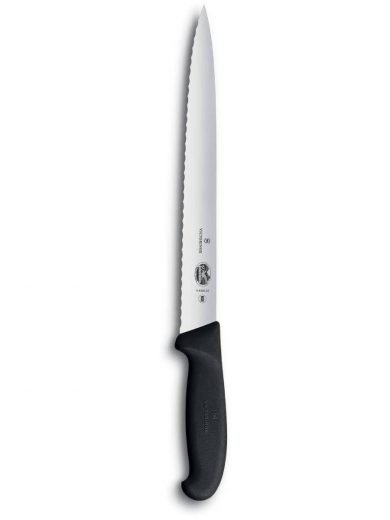 Victorinox Fibrox Μαχαίρι Τεμαχισμού Μυτερό Οδοντωτό 25 εκ