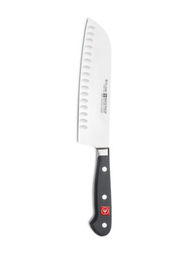 Wusthof Classic Santoku Knife Hollow Edge Various Sizes