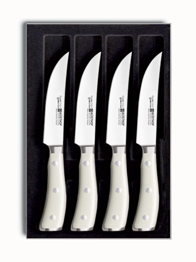 Wusthof Classic Ikon Creme Steak Knife 12 cm Set 4 Piece Set