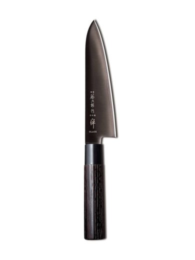 Tojiro Black Zen Chef's Knife With Chestnut Wood Handle Various Sizes