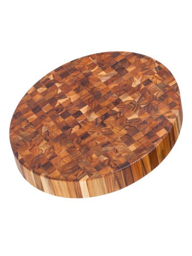 TeakHaus Butcher Block Round Cutting Board 45,7x5 cm