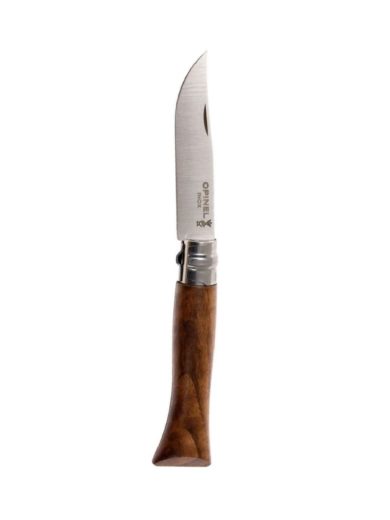 Opinel Pocket Knife With Walnut Handle Various Sizes