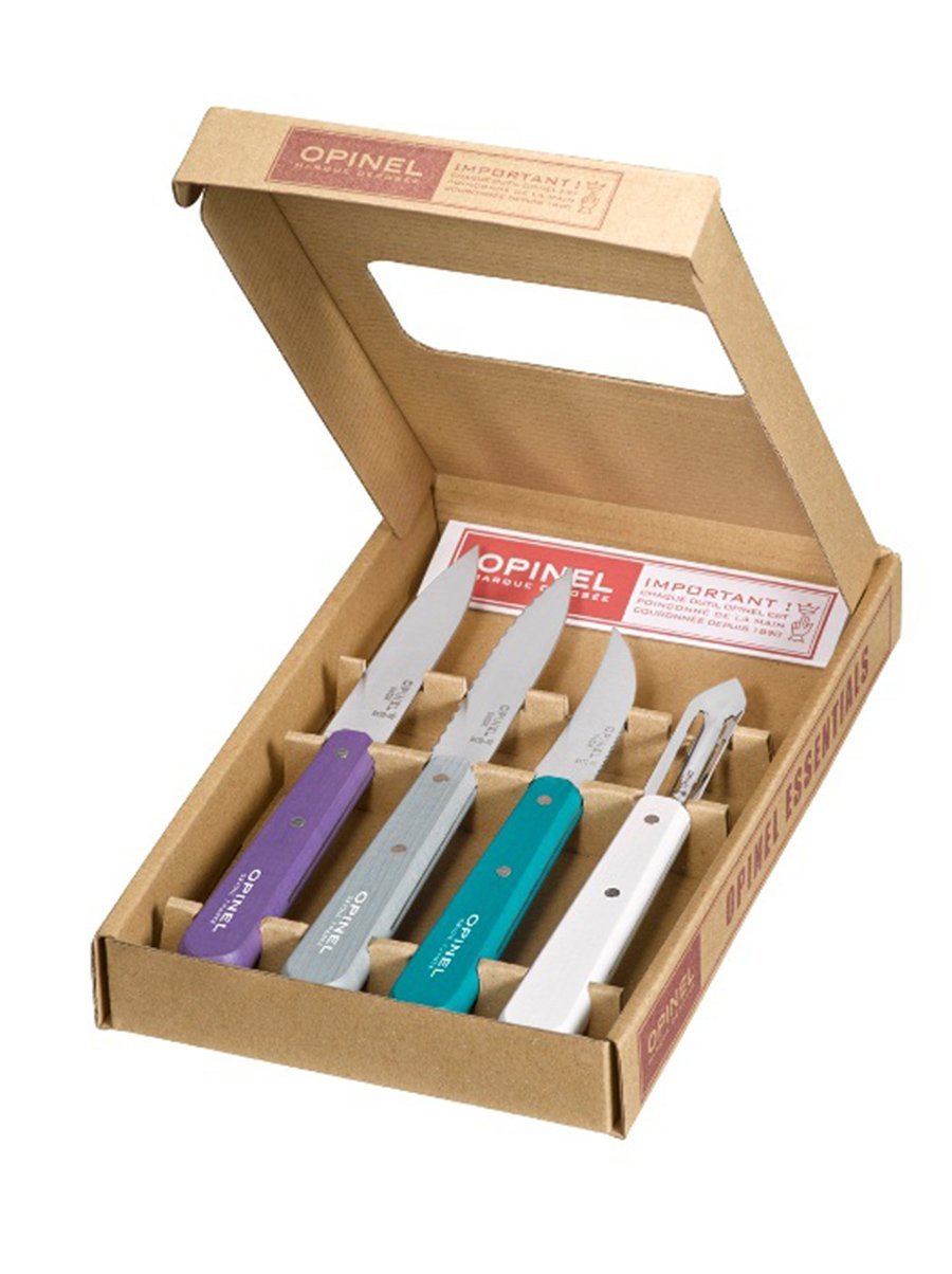 Coffret 4 couteaux Essentiels Art Déco Opinel 