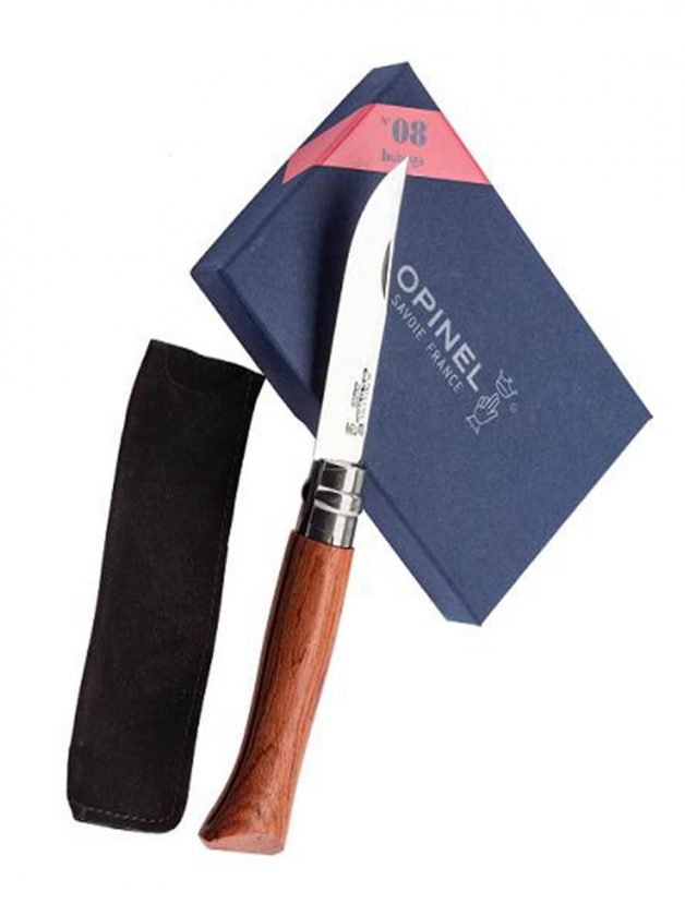 Opinel Traditional Pocket Knife Deluxe Padouk N°08