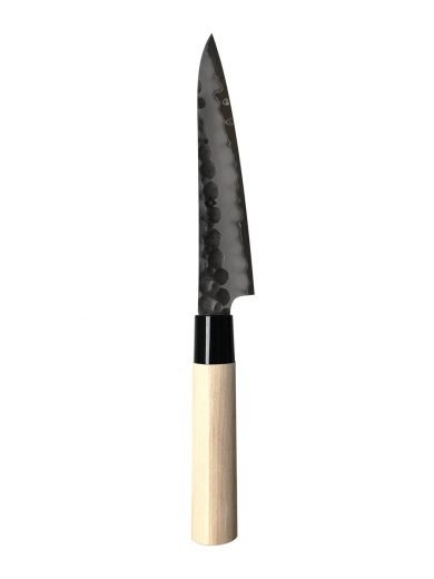 Tojiro Dp Hammered Hammered Finish Paring Knife With Magnolia Wood Handle 13 cm
