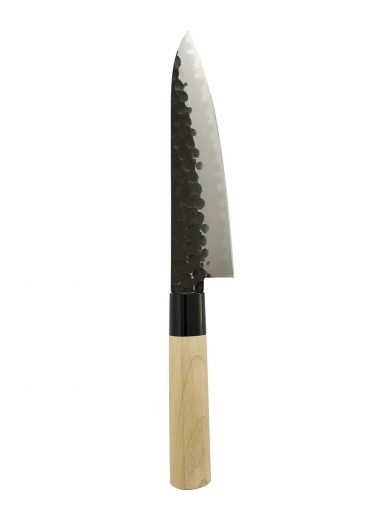 Tojiro Dp Hammered Finish Chef Knife With Magnolia Wood Handle Various Sizes