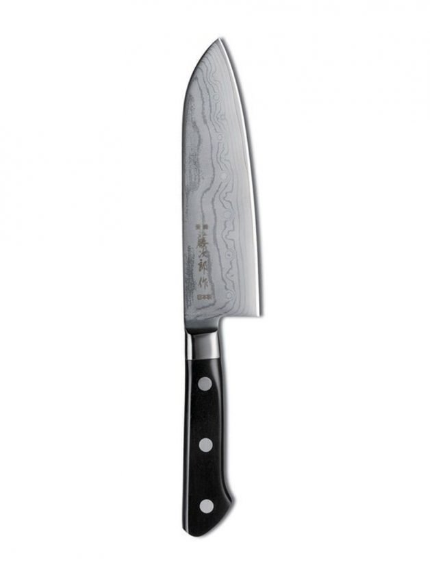 Tojiro 37Layered DP Damascus Santoku Knife 17 cm