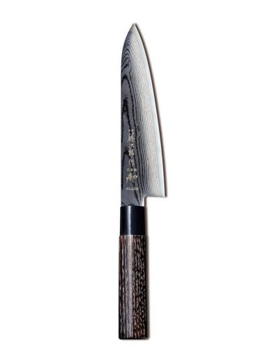 Tojiro Shippu Black DP Damascus Μαχαίρι Σεφ Με Λαβή Καστανιάς Σε Διάφορα Μεγέθη