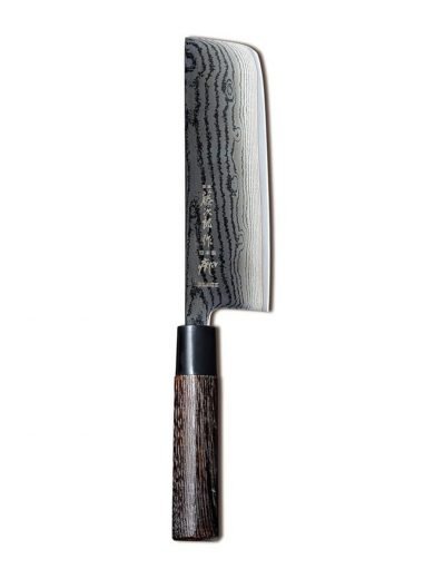 Tojiro Shippu Black DP Damascus Μαχαίρι Λαχανικών Nakiri Με Λαβή Καστανιάς 16,5 εκ