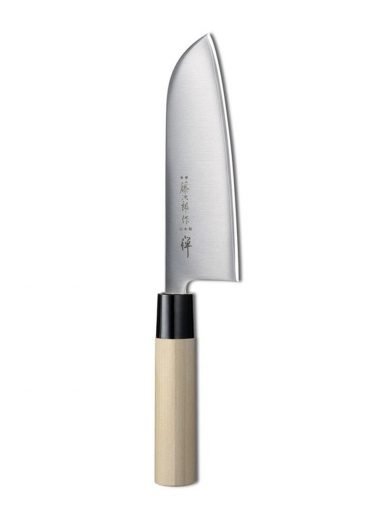 Tojiro Zen Santoku Knife With Magnolia Wood Handle 16,5 cm