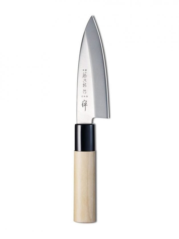 Tojiro Zen 3Layered Cobalt Mini-Light Deba Knife With Magnolia Wood Handle 11,5 cm