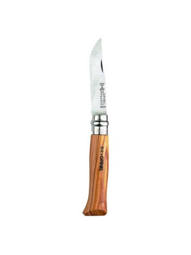 Opinel Traditional Classic Wood Σουγιάς Λαβή Από Ελιά Σε Δύο Μεγέθη