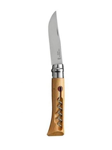 Opinel Traditional Pocket Knife and Corkscrew 10 cm