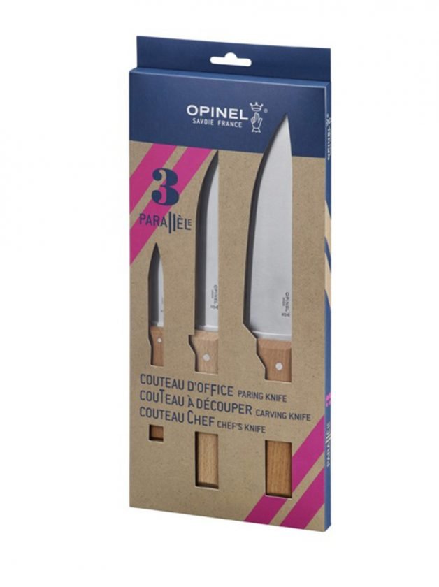 Opinel Parallele Trio Σετ Μαχαιριών Κουζίνας