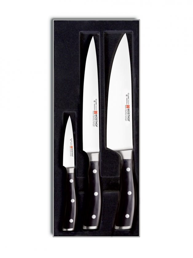 Wusthof Classic Ikon 3 Pieces Knife Set