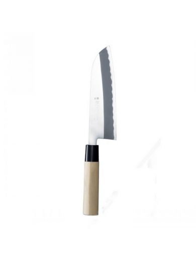 Tojiro Double Edged Shirogami Steel Santoku 16,5 cm