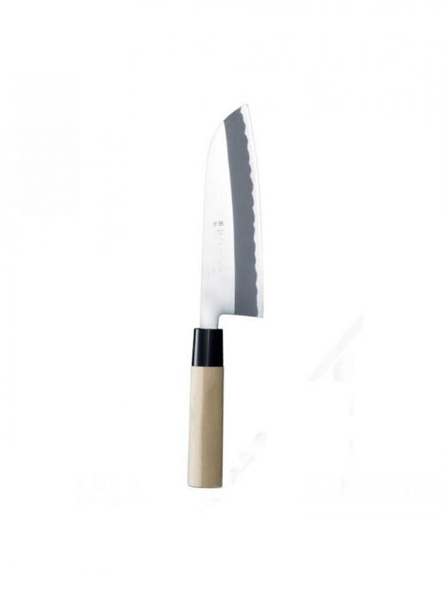 Tojiro Double Edged Shirogami Steel Santoku 16,5 cm