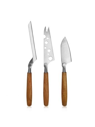 Boska Oslo, Cheese Knife Set 3pcs. Oak