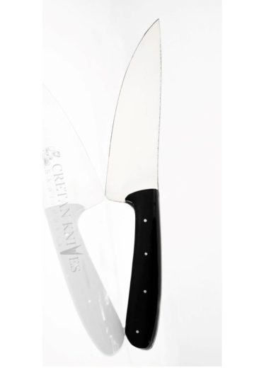 Χειροποίητο Μαχαίρι Chef 18εκ, Ανοξείδωτη Λεπίδα και Λαβή απο Plexi Glass. Cretan Knives Skalidakis