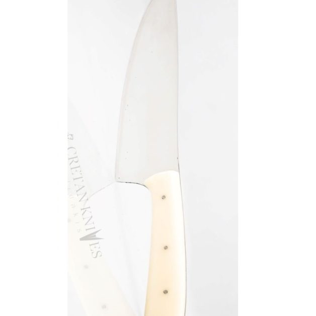 Handmade Chef Knife Stainless Steel Blade and Plexi Glass Handle. Cretan Knives Skalidakis Various Sizes