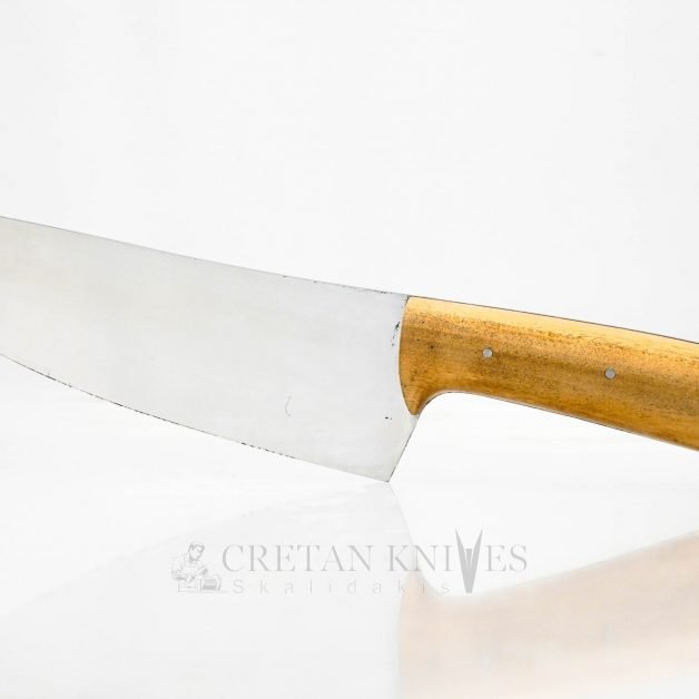 Handmade Chef Knife Stainless Steel Blade and Olive Wood Handle. CretanKnives Skalidakis In Various Sizes