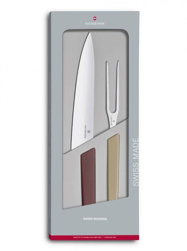 Victorinox Swiss Modern Σετ Τεμαχισμού Σε Διάφορα Χρώματα Με Συσκευασία Δώρου 2 τμχ