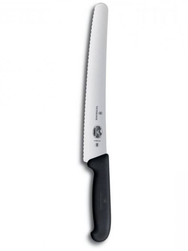 Victorinox Fibrox Μαχαίρι Τεμαχισμού Ζαχαροπλαστικής Οδοντωτό 26 εκ