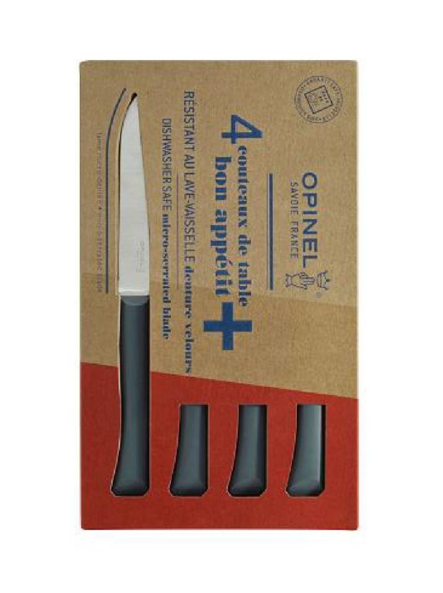 Opinel Bon Appetit Set Of 4 Table Knives N°125 Various Colors