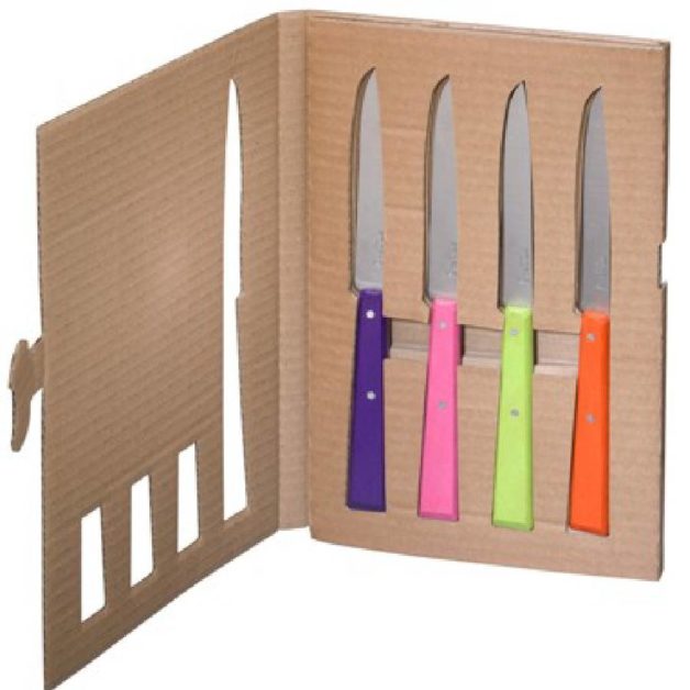 Opinel Bon Appetit Pop Set Of 4 Table Knives N°125