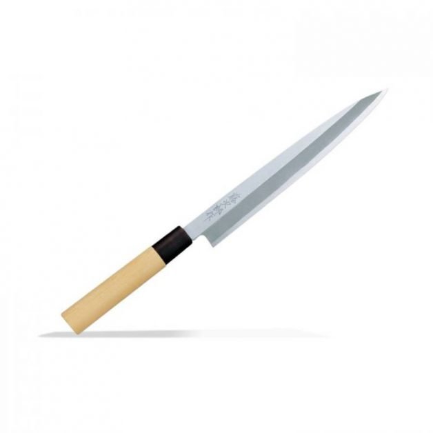 Tojiro Shirogami Yanagi Sashimi Knife With Magnolia Wood Handle 21 cm