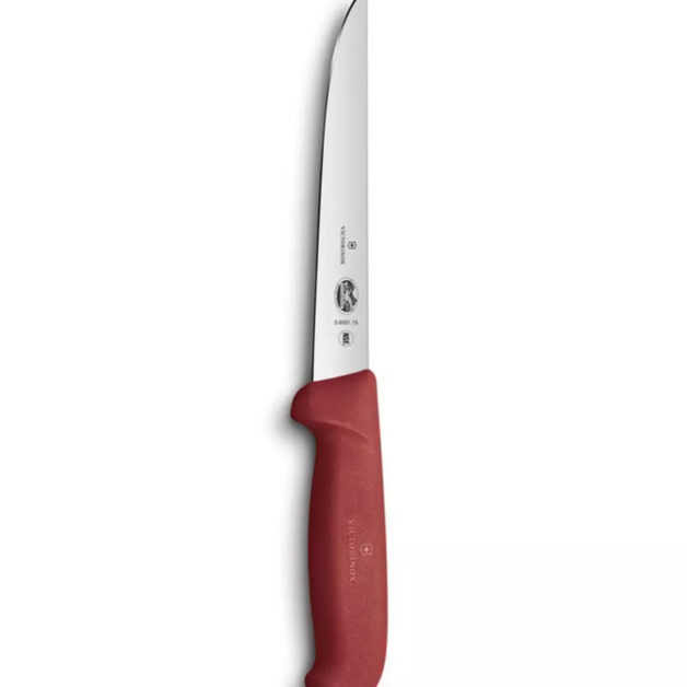 Victorinox Fibrox Boning Knife Straight Wide Blade 15 cm Various Colors