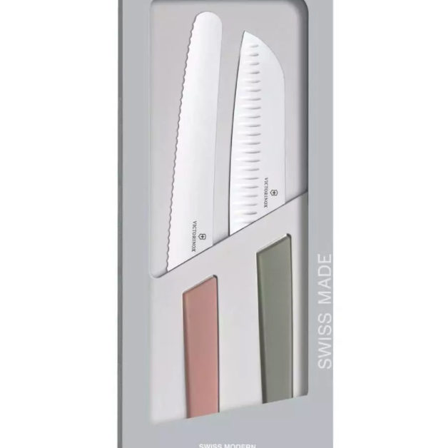 Victorinox Swiss Modern Σετ Μαχαιριών Σε Διάφορα Χρώματα Με Συσκευασία Δώρου 2 τμχ