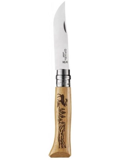 Opinel Traditional Animalia Σουγιάς Σχέδιο Ελάφι N°08