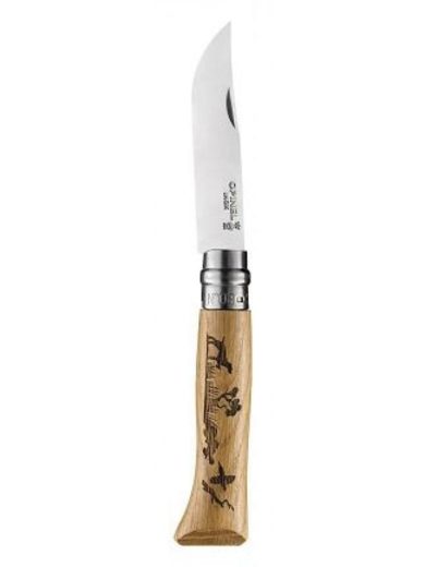 Opinel Traditional Animalia Knife Dog Design N°08