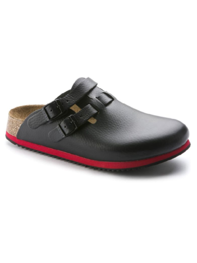 Birkenstock Kay Σαμπό Unisex Μαύρο-Κόκκινο