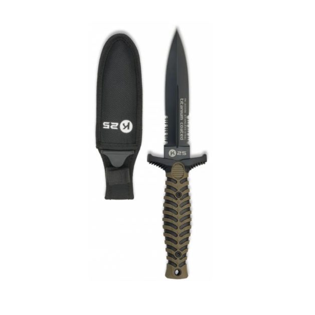 K25 Tactical knife 12.5 cm + sheath
