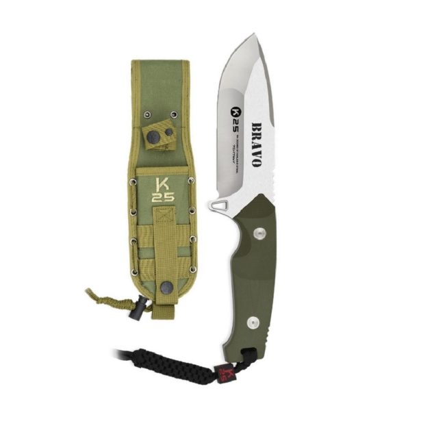 K25 Bravo Tactical Knife 13 cm + sheath