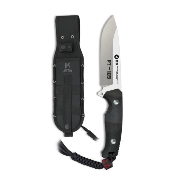 K25 PT-109 Tactical knife 14 cm + sheath