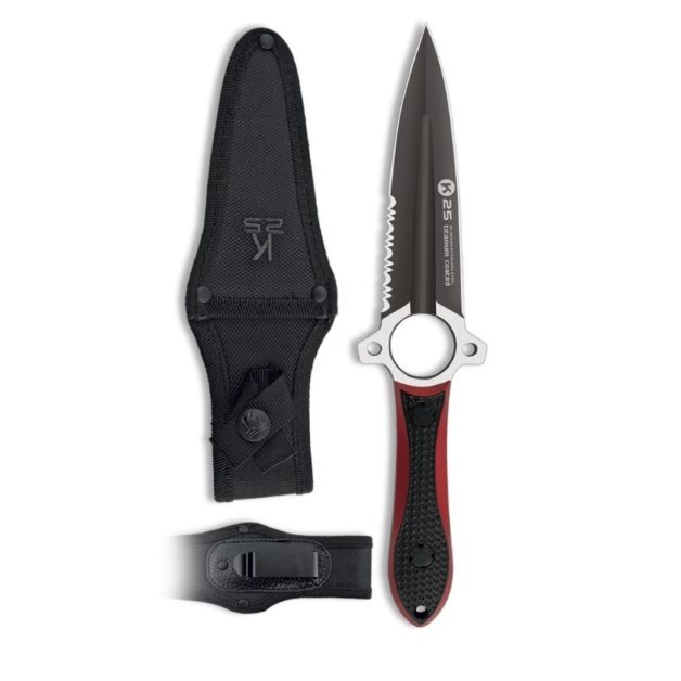 K25 Aluminum Series Knife 11.6 cm + sheath