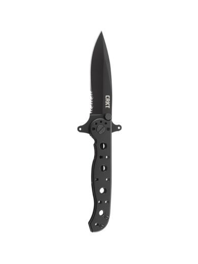 CRKT Tripple Point Serrations Folding Knife 8 cm Black